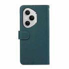For Honor 400 Pro Global 160.8mm ABEEL Delicate Texture Splicing RFID Leather Phone Case(Green) - 3