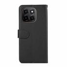 For Honor X6c 4G ABEEL Delicate Texture Splicing RFID Leather Phone Case(Black) - 3