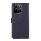 For Honor X6c 4G ABEEL Delicate Texture Splicing RFID Leather Phone Case(Blue) - 3