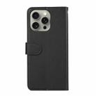 For iPhone 12 Pro ABEEL Delicate Texture Splicing RFID Leather Phone Case(Black) - 3
