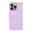 For iPhone 13 Pro Max ABEEL Delicate Texture Splicing RFID Leather Phone Case(Purple) - 3