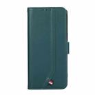 For iPhone 13 Pro Max ABEEL Delicate Texture Splicing RFID Leather Phone Case(Green) - 2