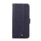 For iPhone 17 ABEEL Delicate Texture Splicing RFID Leather Phone Case(Blue) - 2