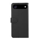 For iPhone 17 Air ABEEL Delicate Texture Splicing RFID Leather Phone Case(Black) - 3