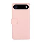 For iPhone 17 Air ABEEL Delicate Texture Splicing RFID Leather Phone Case(Pink) - 3