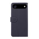 For iPhone 17 Air ABEEL Delicate Texture Splicing RFID Leather Phone Case(Blue) - 3