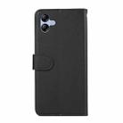 For Samsung Galaxy A05 4G ABEEL Delicate Texture Splicing RFID Leather Phone Case(Black) - 3