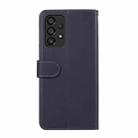 For Samsung Galaxy A23 4G / A23 5G ABEEL Delicate Texture Splicing RFID Leather Phone Case(Blue) - 3