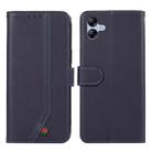 For Samsung Galaxy A07 5G ABEEL Delicate Texture Splicing RFID Leather Phone Case(Blue) - 1