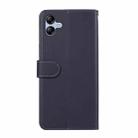 For Samsung Galaxy A07 5G ABEEL Delicate Texture Splicing RFID Leather Phone Case(Blue) - 3