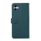 For Samsung Galaxy A07 5G ABEEL Delicate Texture Splicing RFID Leather Phone Case(Green) - 3