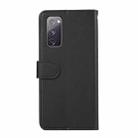 For Samsung Galaxy S20 FE ABEEL Delicate Texture Splicing RFID Leather Phone Case(Black) - 3