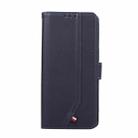For Samsung Galaxy S21 Ultra 5G ABEEL Delicate Texture Splicing RFID Leather Phone Case(Blue) - 2