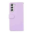 For Samsung Galaxy S22+ 5G ABEEL Delicate Texture Splicing RFID Leather Phone Case(Purple) - 3