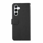 For Samsung Galaxy S23 FE 5G ABEEL Delicate Texture Splicing RFID Leather Phone Case(Black) - 3