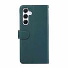 For Samsung Galaxy S23 FE 5G ABEEL Delicate Texture Splicing RFID Leather Phone Case(Green) - 3