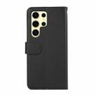 For Samsung Galaxy S23 Ultra 5G ABEEL Delicate Texture Splicing RFID Leather Phone Case(Black) - 3