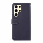 For Samsung Galaxy S23 Ultra 5G ABEEL Delicate Texture Splicing RFID Leather Phone Case(Blue) - 3