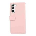 For Samsung Galaxy S23 5G ABEEL Delicate Texture Splicing RFID Leather Phone Case(Pink) - 3