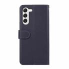 For Samsung Galaxy S23 5G ABEEL Delicate Texture Splicing RFID Leather Phone Case(Blue) - 3