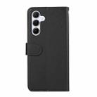 For Samsung Galaxy S24+ 5G ABEEL Delicate Texture Splicing RFID Leather Phone Case(Black) - 3