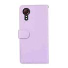 For Samsung Galaxy XCover 5 ABEEL Delicate Texture Splicing RFID Leather Phone Case(Purple) - 3