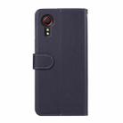 For Samsung Galaxy XCover 7 ABEEL Delicate Texture Splicing RFID Leather Phone Case(Blue) - 3