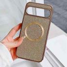 For Google Pixel 8 Electroplating PC Glitter Grain MagSafe Phone Case(Gold) - 2