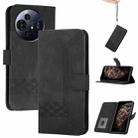 For TCL 50 Pro NxtPaper Cubic Skin Feel Flip Leather Phone Case(Black) - 1