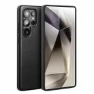For Samsung Galaxy S25 Ultra 5G QIALINO Genuine Leather Phone Case(Black) - 1