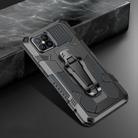 For iPhone 12 mini Machine Armor Warrior Shockproof PC + TPU Protective Case(Space Gray) - 1