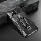 For iPhone 12 / 12 Pro Machine Armor Warrior Shockproof PC + TPU Protective Case(Black) - 1