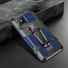 For iPhone 12 / 12 Pro Machine Armor Warrior Shockproof PC + TPU Protective Case(Royal Blue) - 1