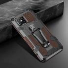 For iPhone 12 Pro Max Machine Armor Warrior Shockproof PC + TPU Protective Case(Coffee) - 1