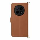 For OPPO F29 Pro 5G Global Multifunctional 6-Card Slots Leather Phone Case with Wrist Strap(Brown) - 3