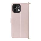 For OPPO K13 5G / K13x 5G Multifunctional 6-Card Slots Leather Phone Case with Wrist Strap(Pink) - 3