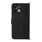 For OPPO K13 5G / K13x 5G Multifunctional 6-Card Slots Leather Phone Case with Wrist Strap(Black) - 3
