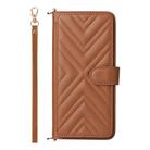 For OPPO K13 5G / K13x 5G Multifunctional 6-Card Slots Leather Phone Case with Wrist Strap(Brown) - 2