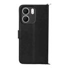 For OPPO A5x 5G / 4G Global Multifunctional 6-Card Slots Leather Phone Case with Wrist Strap(Black) - 3