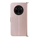 For Realme 14 Pro 5G Multifunctional 6-Card Slots Leather Phone Case with Wrist Strap(Pink) - 3