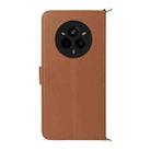 For Realme 14 Pro 5G Multifunctional 6-Card Slots Leather Phone Case with Wrist Strap(Brown) - 3