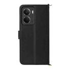 For Realme Neo7x 5G / P3 5G Multifunctional 6-Card Slots Leather Phone Case with Wrist Strap(Black) - 3