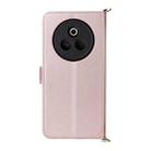 For Realme P3 Pro 5G Multifunctional 6-Card Slots Leather Phone Case with Wrist Strap(Pink) - 3
