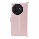 For vivo Y39 5G / Y300i 5G Multifunctional 6-Card Slots Leather Phone Case with Wrist Strap(Pink) - 3