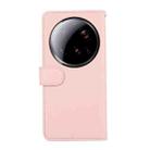 For Xiaomi 15 Ultra ABEEL Delicate Texture Splicing RFID Leather Phone Case(Pink) - 3