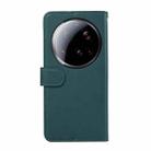 For Xiaomi 15 Ultra ABEEL Delicate Texture Splicing RFID Leather Phone Case(Green) - 3