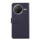 For Xiaomi Poco F7 Pro ABEEL Delicate Texture Splicing RFID Leather Phone Case(Blue) - 3