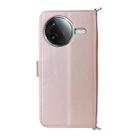 For Redmi K80 5G / K80 Pro 5G Multifunctional 6-Card Slots Leather Phone Case with Wrist Strap(Pink) - 3