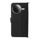 For Redmi K80 5G / K80 Pro 5G Multifunctional 6-Card Slots Leather Phone Case with Wrist Strap(Black) - 3