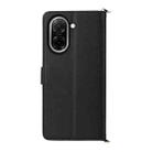 For Redmi A5 4G 173.3mm Multifunctional 6-Card Slots Leather Phone Case with Wrist Strap(Black) - 3